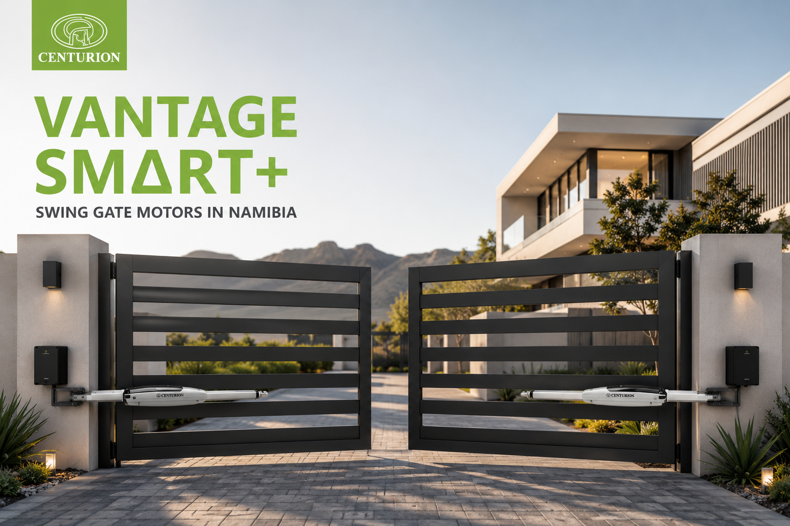 3 Best Swing Gate Motors in Namibia | CENTURION SMART+ Systems